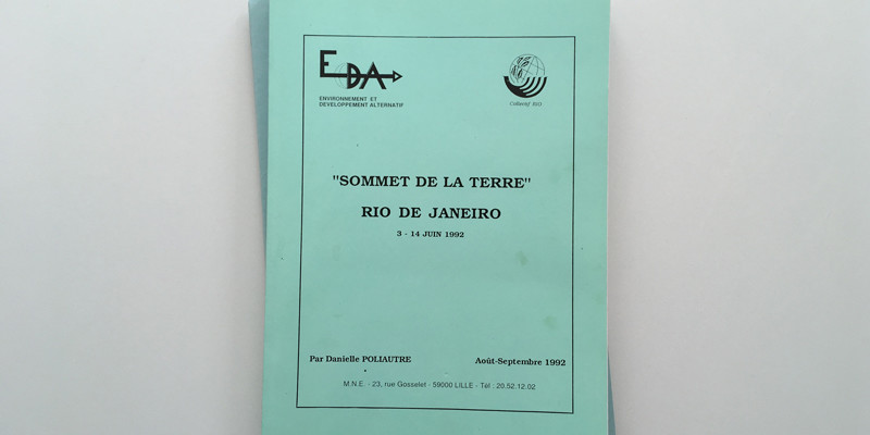 1992 : Sommet de la Terre Rio
